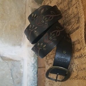 Fossil studded vintage belt